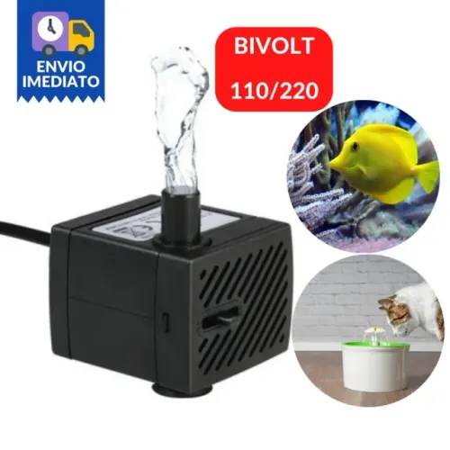 bomba submersa para aquario e fonte