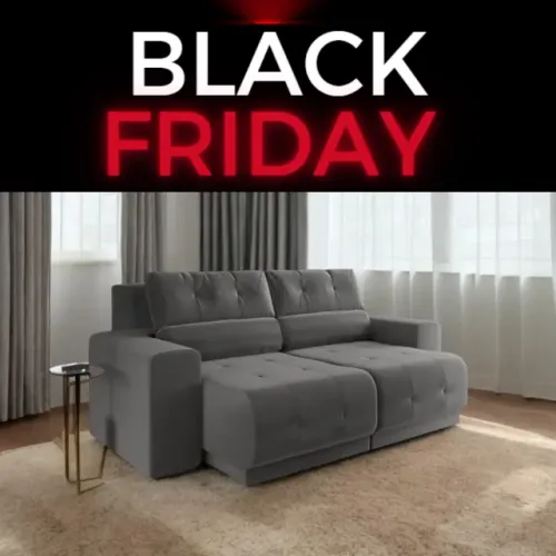 sofa retratil e reclinavel veludo