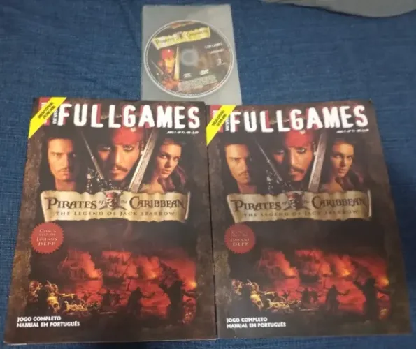 Revista Fullgames Ano 7 Nº 71 + Jogo Pirates of the Caribbean The Legend Of Jack Sparrow