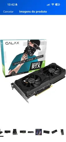Placa de Vídeo GeForce RTX 3060