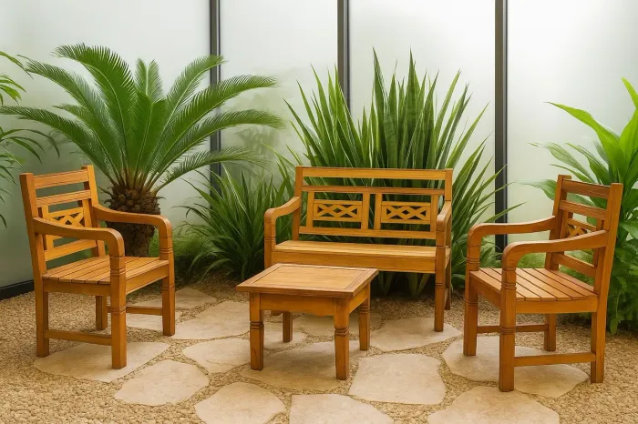 Banco em Madeira para Jardim