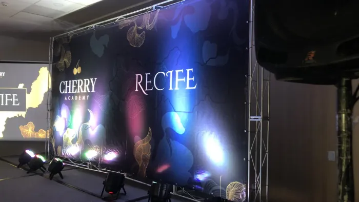 Aluguel de grid, box truss, backdrop,banner 