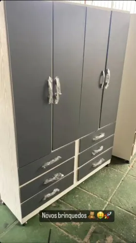 Guarda Roupas Solteirão 4P e 6G direto de Fábrica!