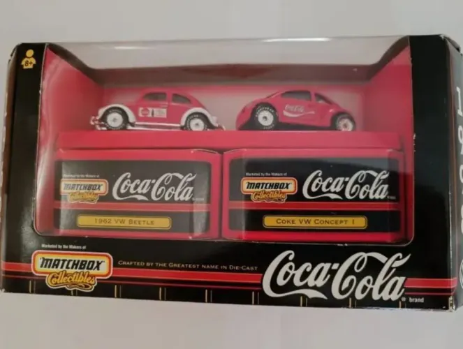 Fuscas Coca-Cola Matchbox exclusivo 1/64
