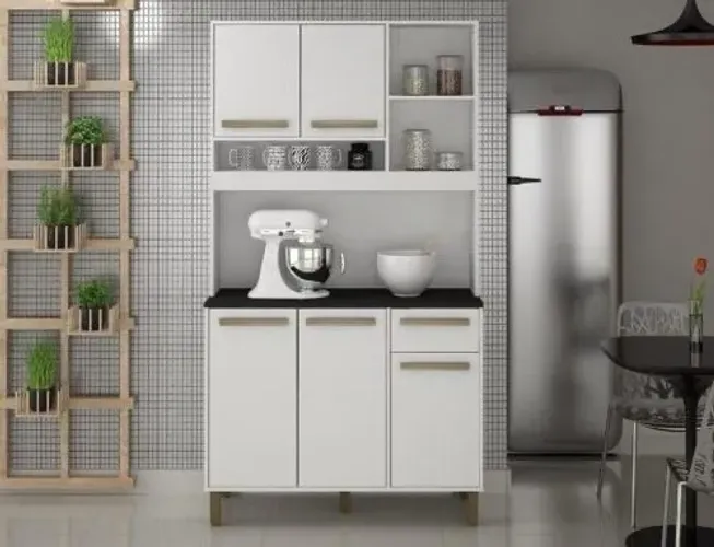 Armário Kit de Cozinha Ametista 5 portas l54