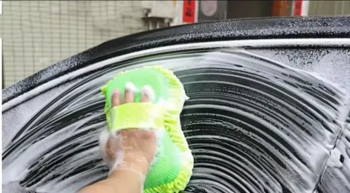 Microfibra espoja pra lavar carro 