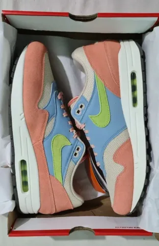 Tenis Nike Air Max 1 Light Madder Root Bege Rosa 42.5