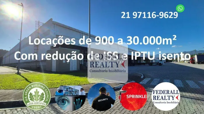 Aluguel de galpão em Queimados é com a Federall Realty