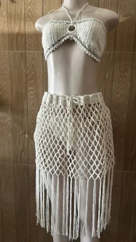 Conjunto de Praia croche!