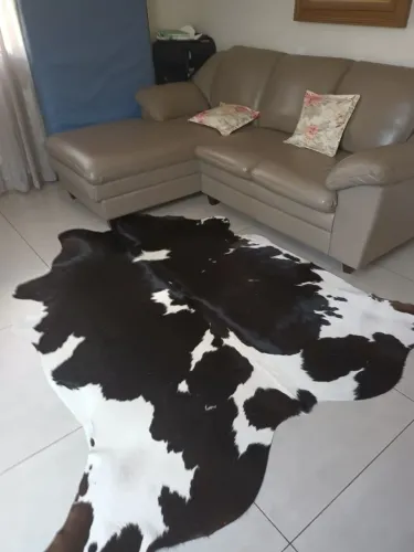 Tapete de couro de boi