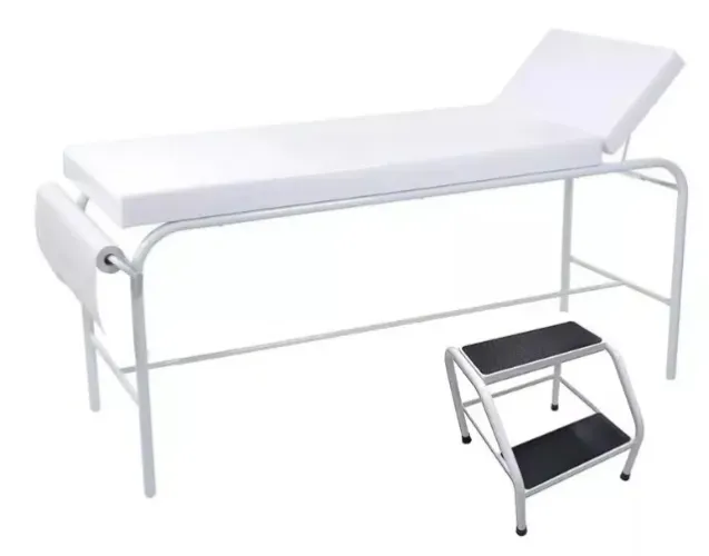 Maca fixa com suporte e escada, para clinicas, consultórios, estética.