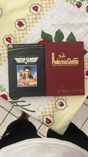 box dvd top gun e poderoso chegafao para colecinadores