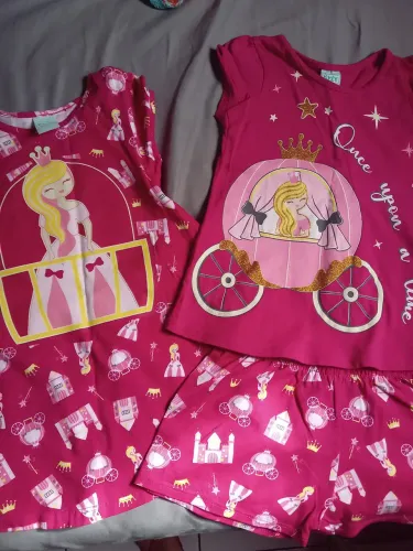 Conjuntos de Pijama Infantil Menina - Kyly - Princesa