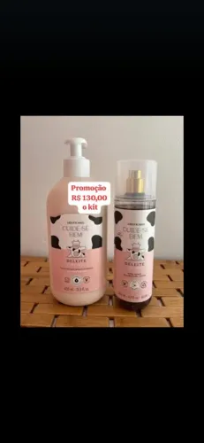 Kit Cuidese Bem -  Creme + Colônia