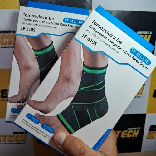 Tornozeleira esportiva ajustável