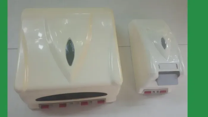 kit Dispenser Papel Toalha Interfolha + saboneteira 