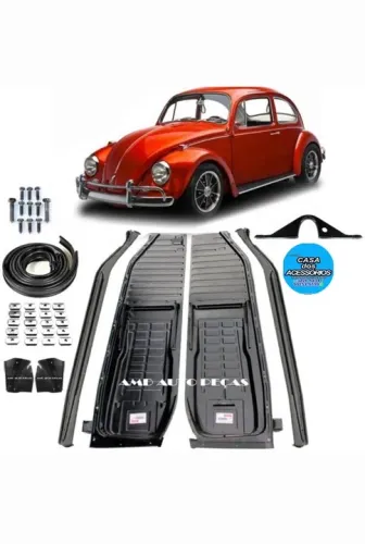 Kit Assoalho Completo Fusca 1968 a 1976