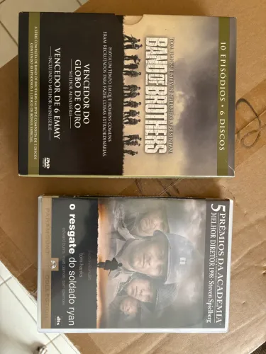 Box DVD Band of Brothers + Resgate do Soldado Ryan