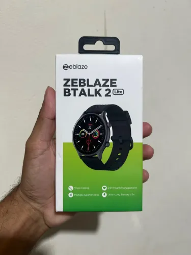 Smartwatch Zeblaze BTALK 2 Lite - Chamada, Saúde e Bateria Longa