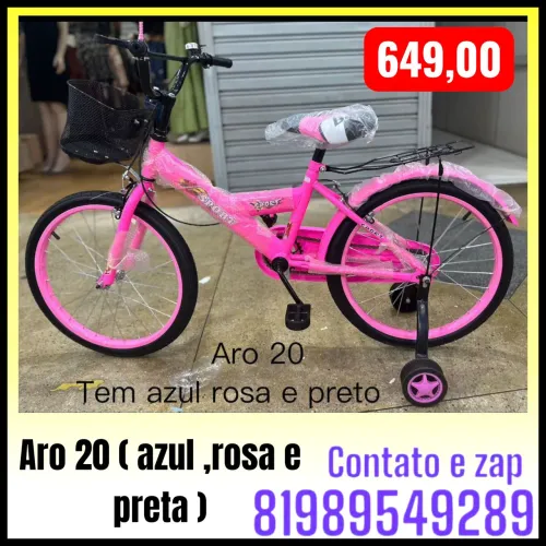Bicicleta infantil aro 20
