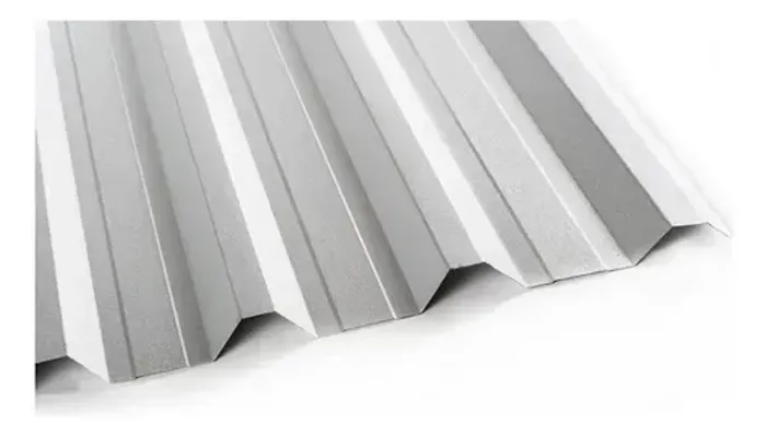 Sua forma trapezoidal permite a instalação em grandes vãos - telha zinco o metro 38,90