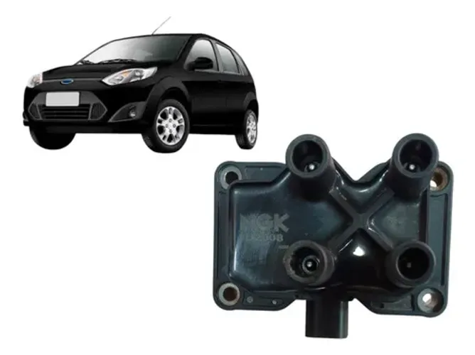 Bobina Ignicao Ford Fiesta 2011 2012 Usado Original Zetec
