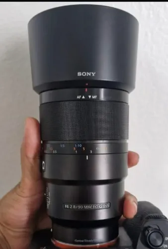 Lente Sony 90mm 2.8 Macro