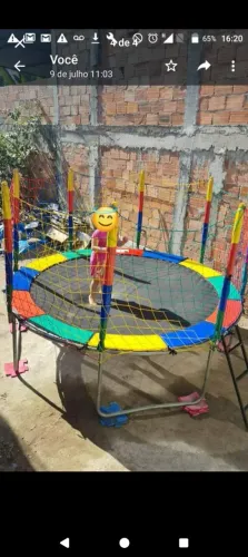 Pula pula e casinha de bolinhas