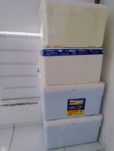 Isopor caixa termica