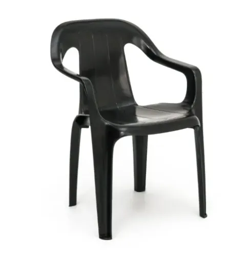 Cadeiras Plastica Poltrona Spazio - 182kg Preto