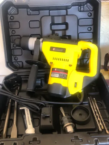 artelete Rompedor Pneumatico Furadeira Impacto Profissional Nakasaki NK306 Cor Amarelo