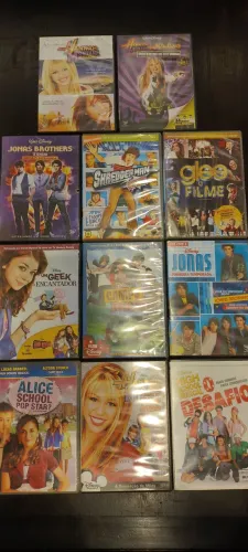 DVDs - Diversos Títulos - Disney - high School musical Hanna Montana Alice School pop star