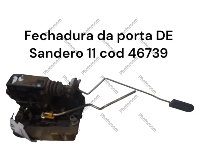 Fechadura da porta Sandero 1.0 16V 8V 1.6 1.0 1.6 1.0 cod 46739