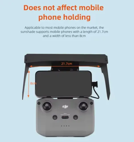 CAPA QUEBRA SOL SOMBRA DJi RCN 1 2 3 Sunshade para Drone - Compatível com diversos modelos