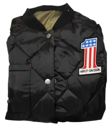 Jaqueta Harley-Davidson Original Reversível (2 estilos em 1) - Nova com Etiquetas