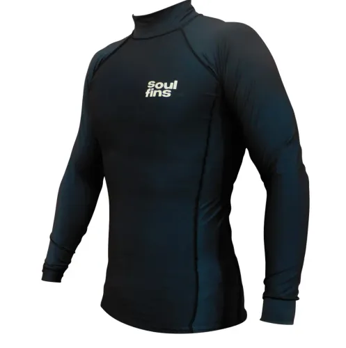 Lycra Proteção UV - Soul Fins - Cor Preta - Tamanho M e G 