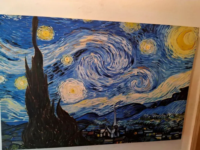 Quadro 'A Noite Estrelada' de Van Gogh - Decoração