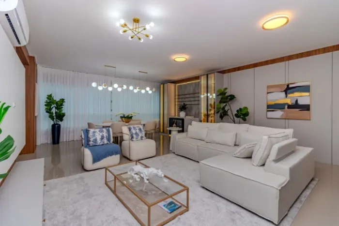SUPER LUXO, MOBILIADO, DECORADO E EQUIPADO PRA VC... 3 dorm (1 suíte + 2 demis) 3 bwc e 2 