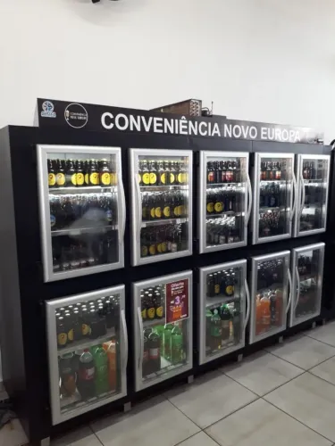CERVEJEIRA ALL BLACK 10 PORTAS VIDRO DUPLO NOVA 220V