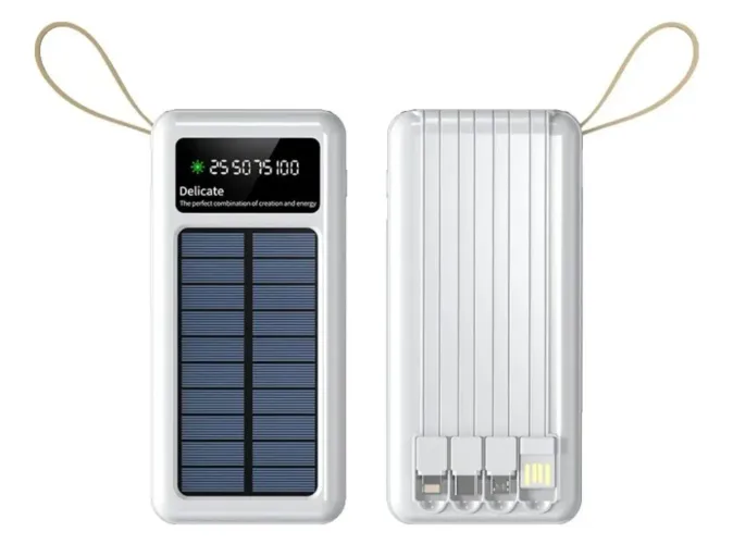 Carregador Portátil Solar com Display LED 20000ah (Honestidade e Qualidade é na JK eletrô