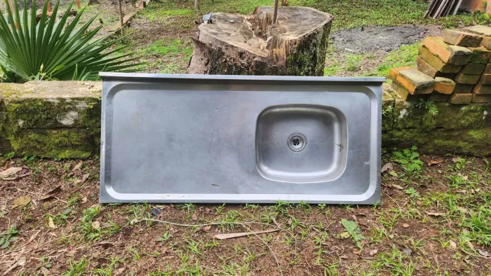 Pia inox em ótimo estado