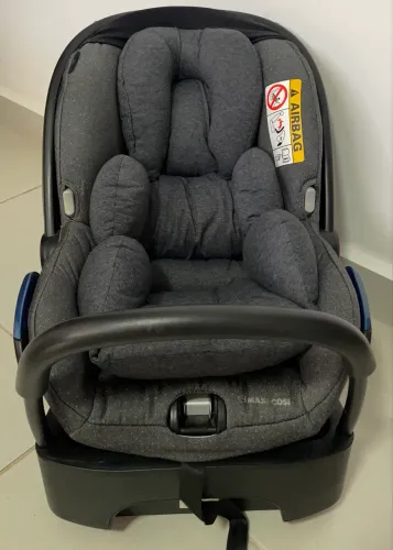 Bebê Conforto Maxi-Cosi com Base Cinto do Carro (0 até 13kg) + Almofada Acolchoada