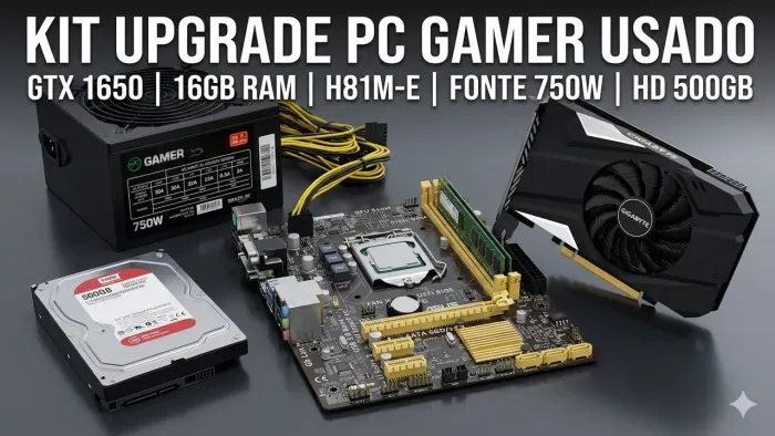 Kit Upgrade PC Gamer / Peças de Qualidade