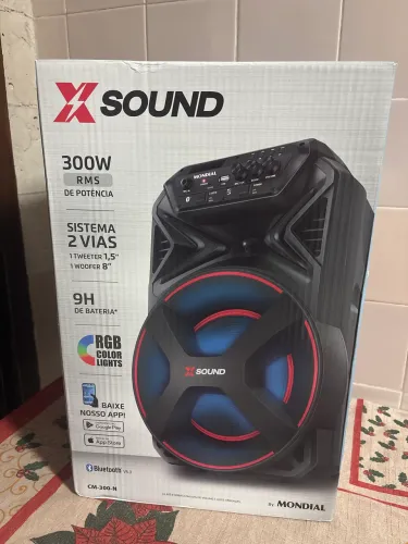 Caixa de som Mondial X sound 300w
