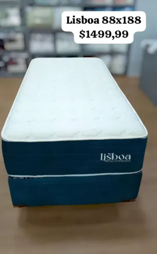 Cama Lisboa 2 densidades progressivas com molas ensacadas- super oferta!!