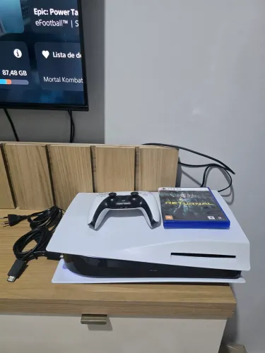 Ps5 Fat midia fisica com jogos originais (Castanhal)