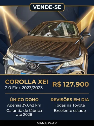 Toyota Corolla XEI 2.0 Flex 16V Aut. 2023