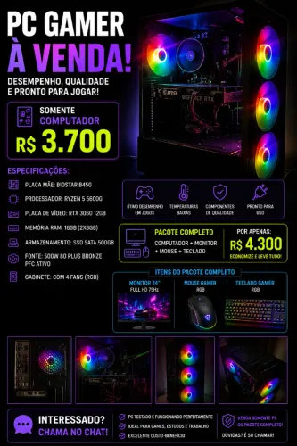 COMPUTADOR GAMER