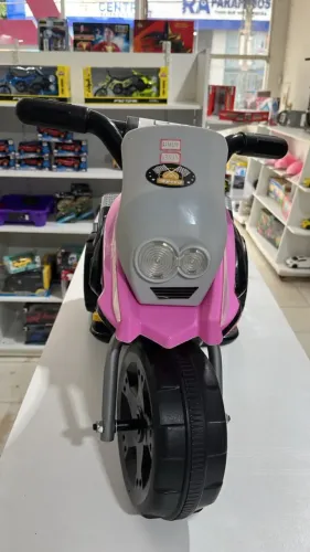MOTO ELETRICA TRICICLO ROSA 6V