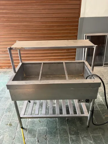 Banho Maria Industrial Inox 3 Cubas GN 1/1 - Elétrico